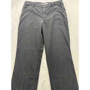 Carhartt BN2291M Rugged Flex Relaxed Fit Canvas Work Pants Mens 36x32 Black
